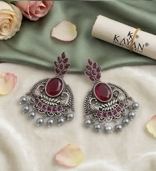 Celestial Pearl Jhumka